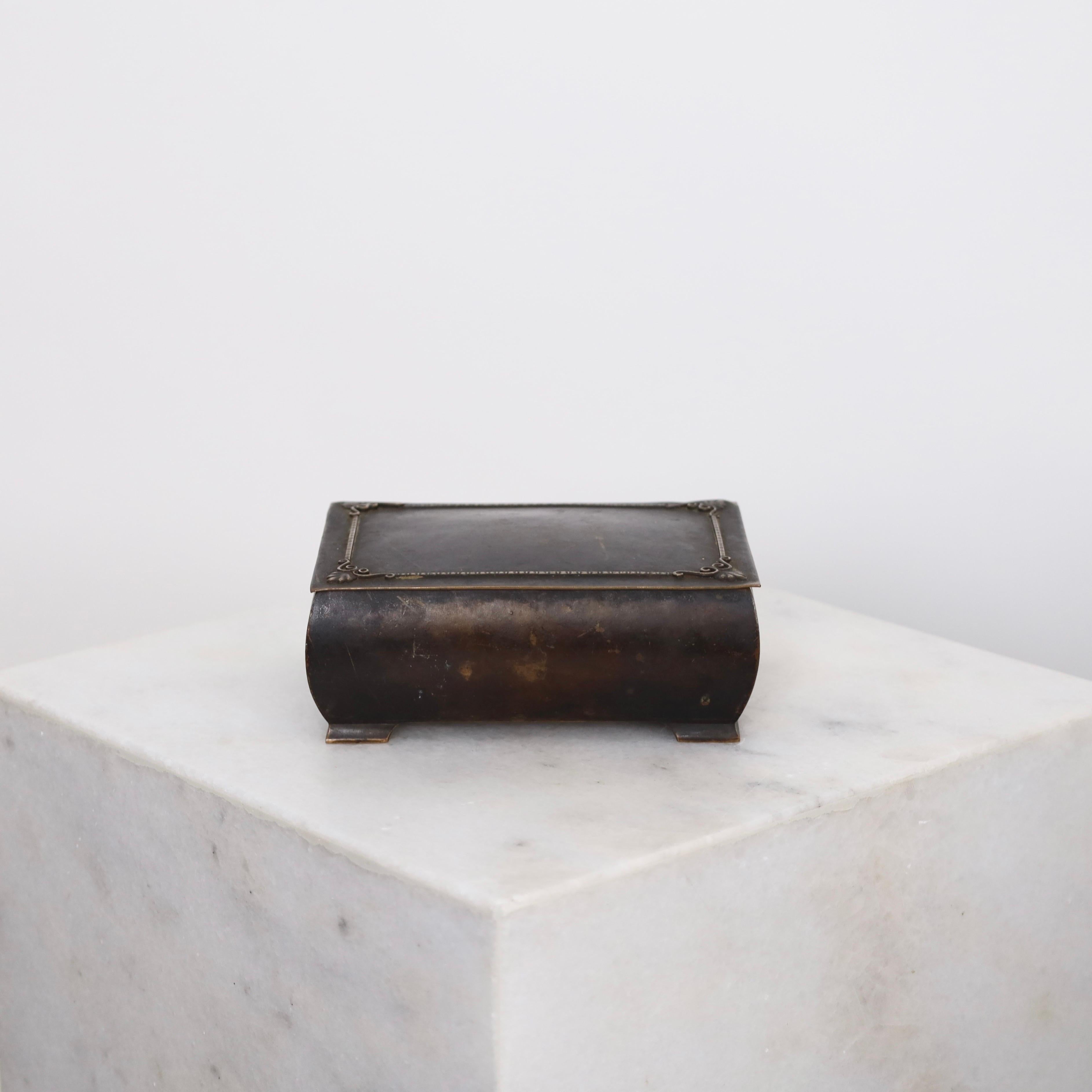 Bronzekommode von Just Andersen, 1920er-Jahre, Dänemark im Angebot 8