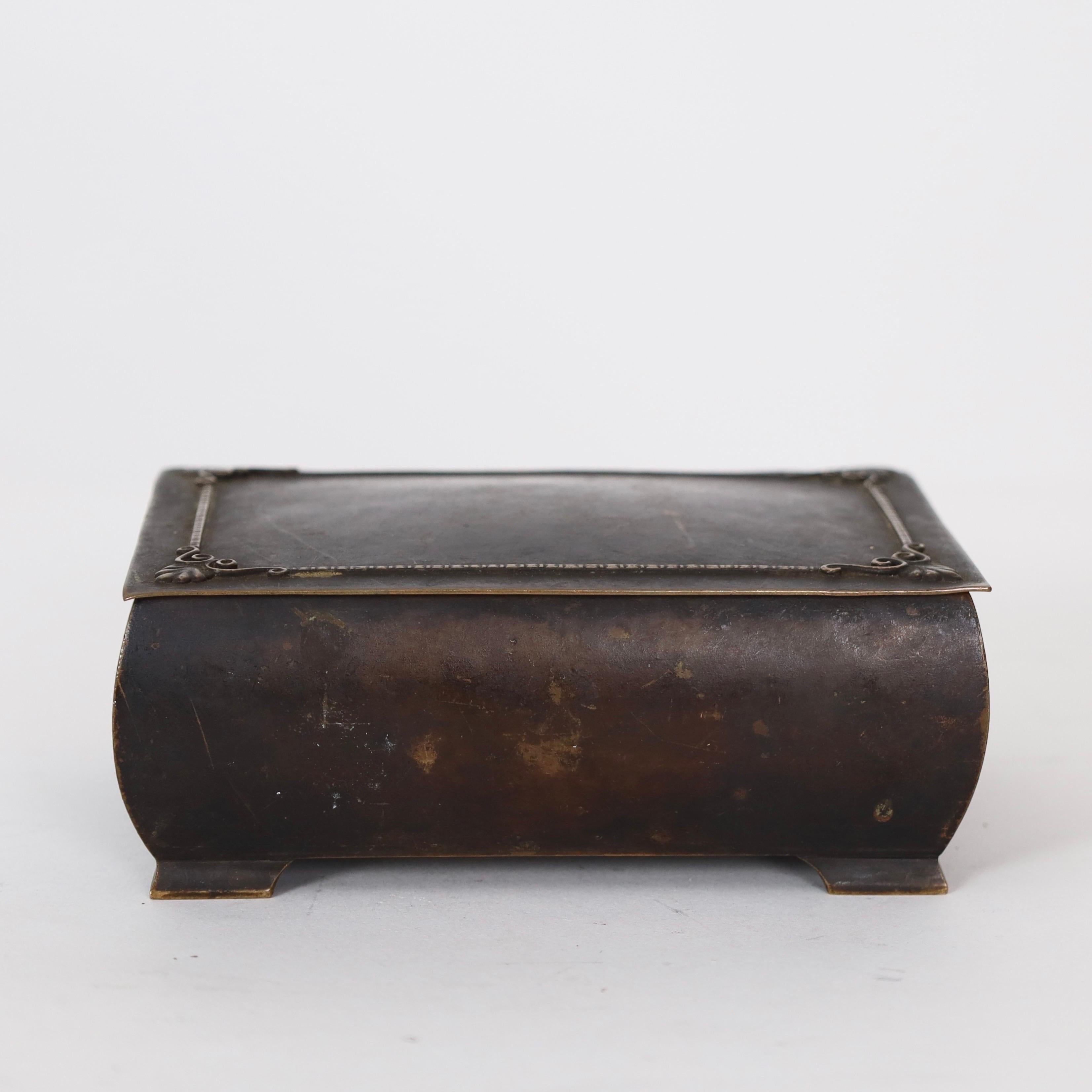Bronzekommode von Just Andersen, 1920er-Jahre, Dänemark (Frühes 20. Jahrhundert) im Angebot
