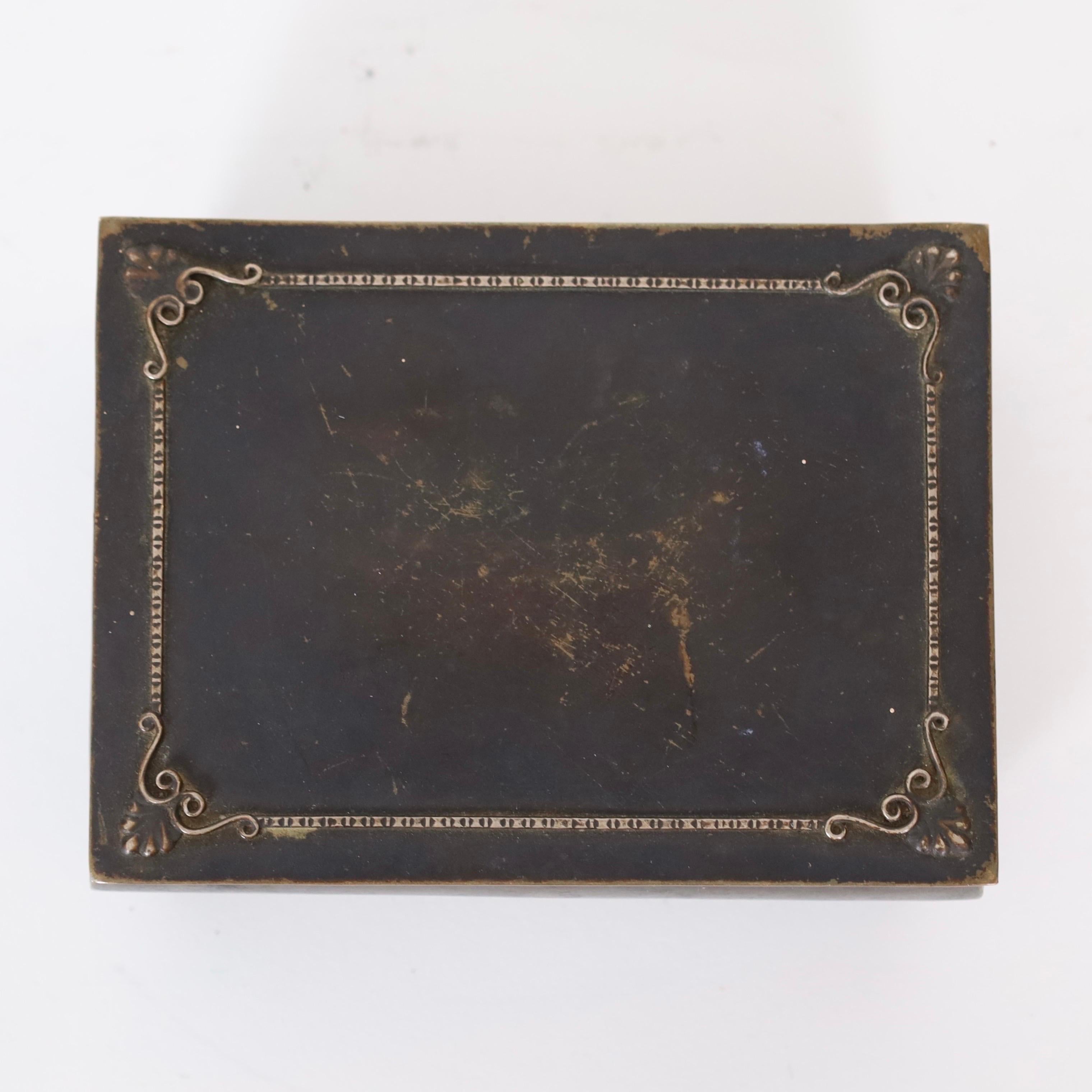 Bronzekommode von Just Andersen, 1920er-Jahre, Dänemark im Angebot 4