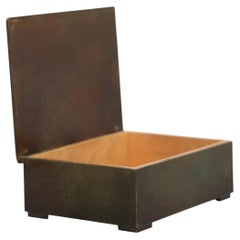 Bronze Casket by Just Andersen, 1940s, Denmark