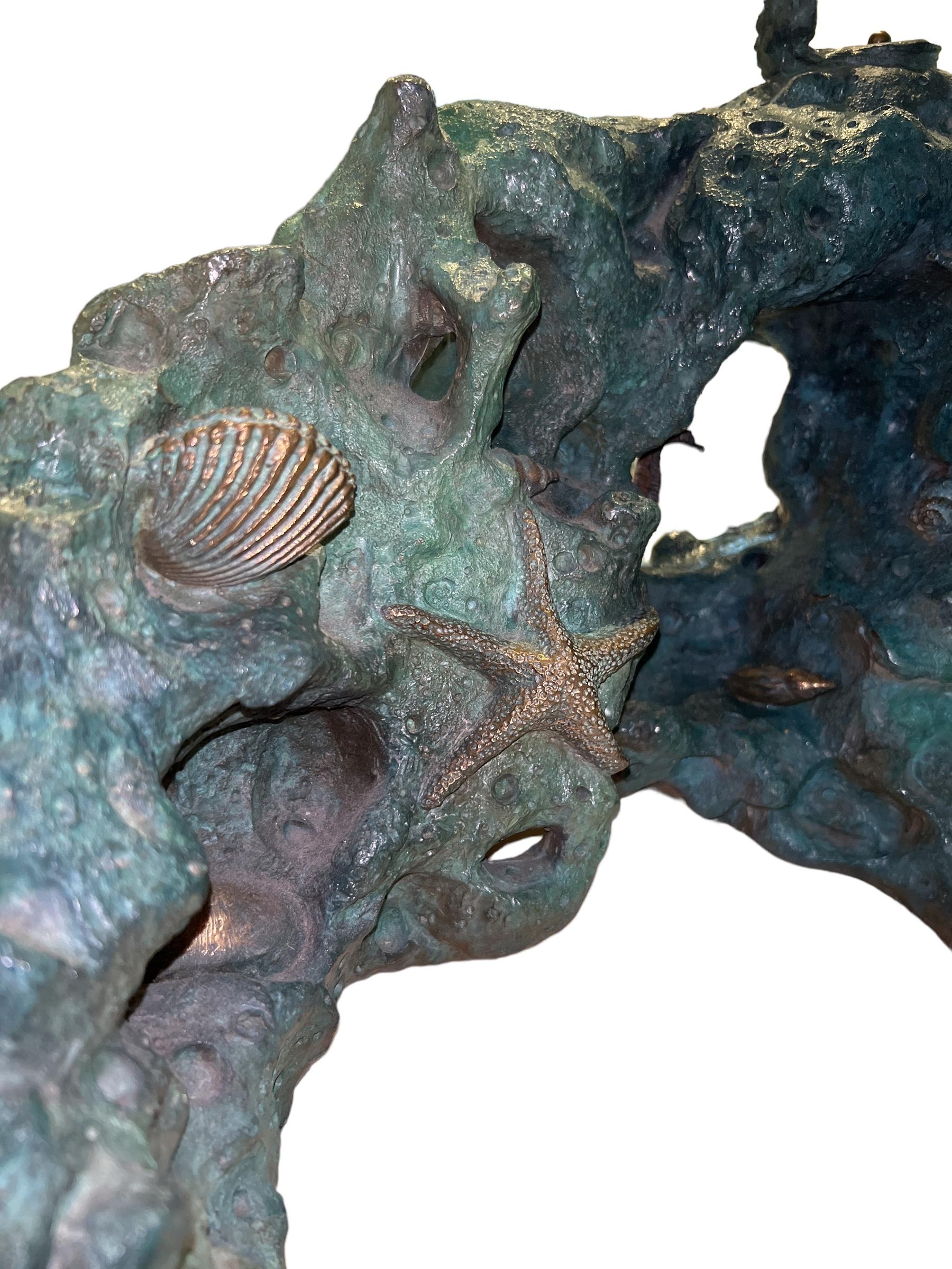 Statue de sirène en bronze coulé Glory of the Deep en vente 4