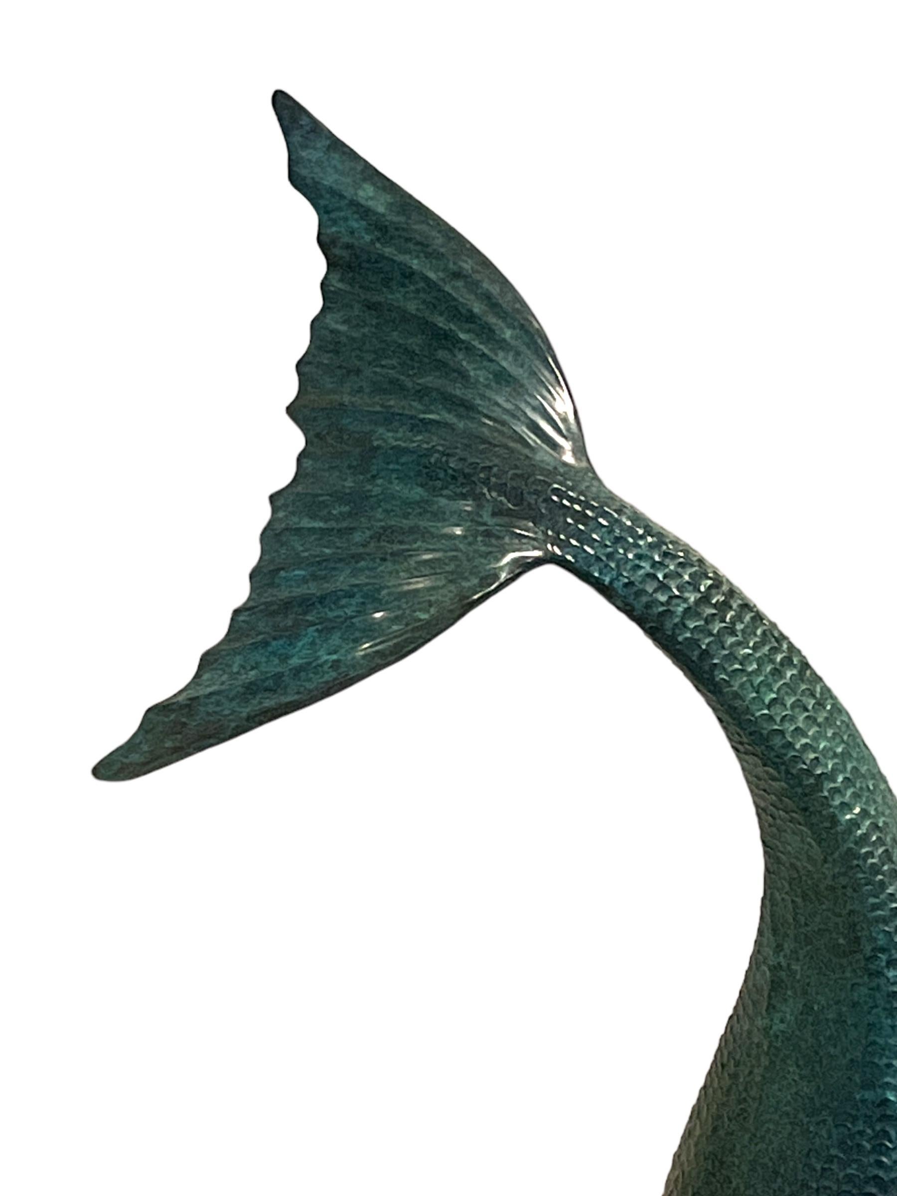 Bronze Cast Mermaid Statue “Glory of the Deep” For Sale 3