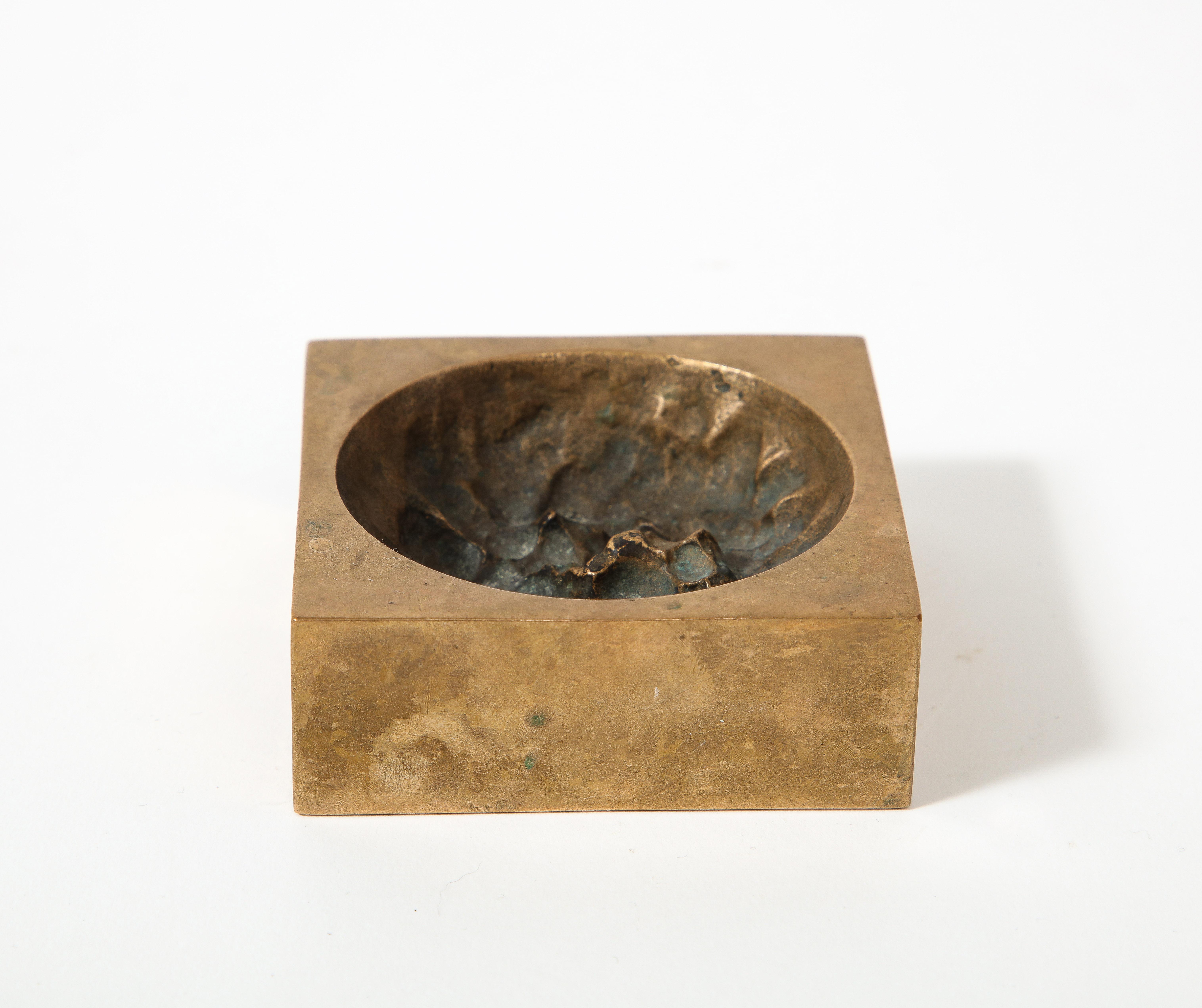 Bronze Cast Vide Poche, France, c. 1970 In Good Condition In New York City, NY