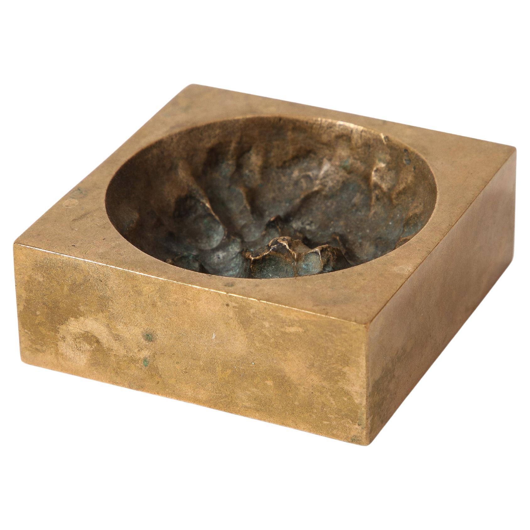 Vide Poche aus Bronzeguss, Frankreich, um 1970