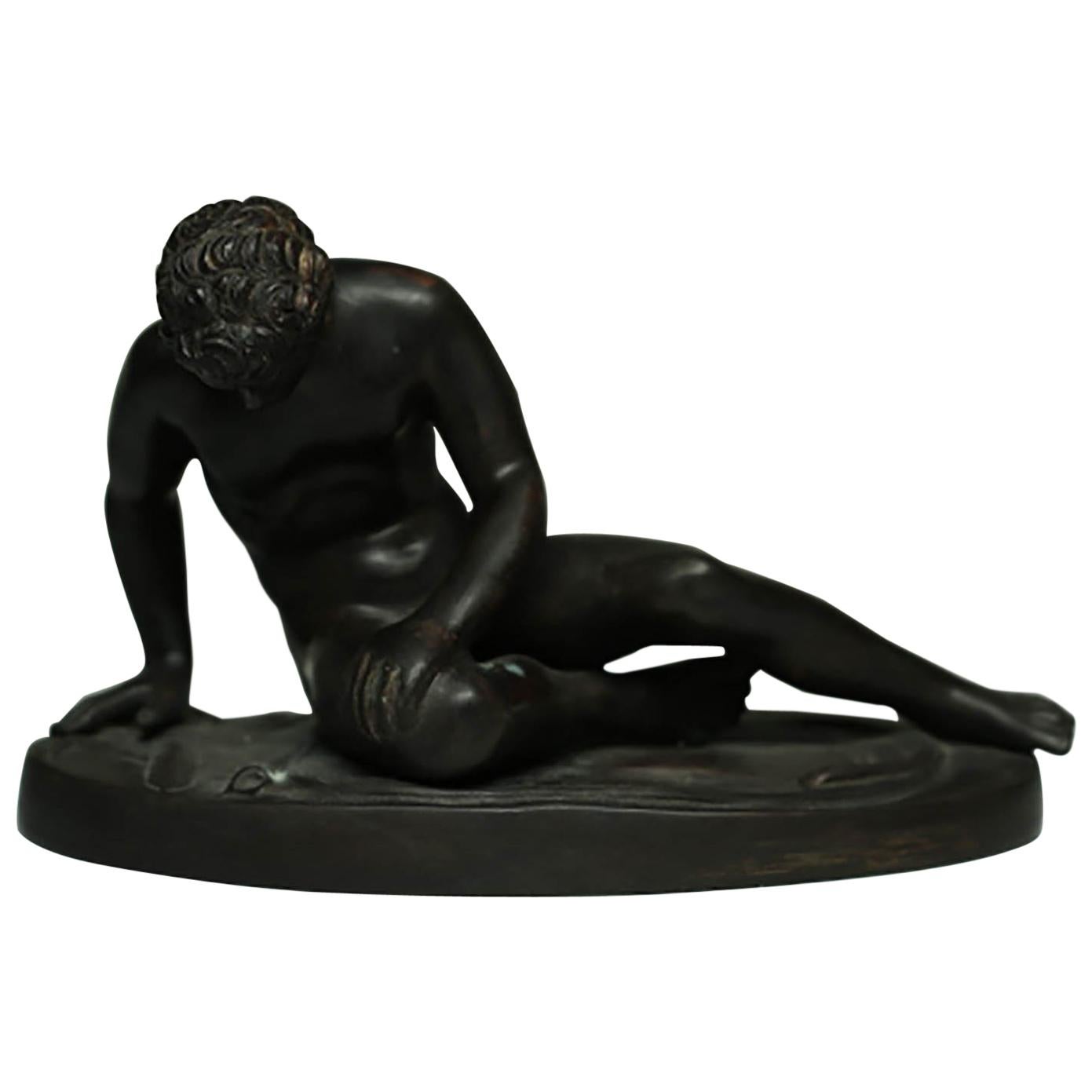 Bronze Casting of Hellenistic Sculpture "The Dying Gaul" c.1920