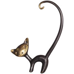 Bronze Cat in the Style of Carl Auböck