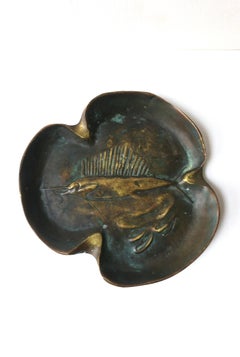 Cendrier ou attrape-tout en bronze Fish Design