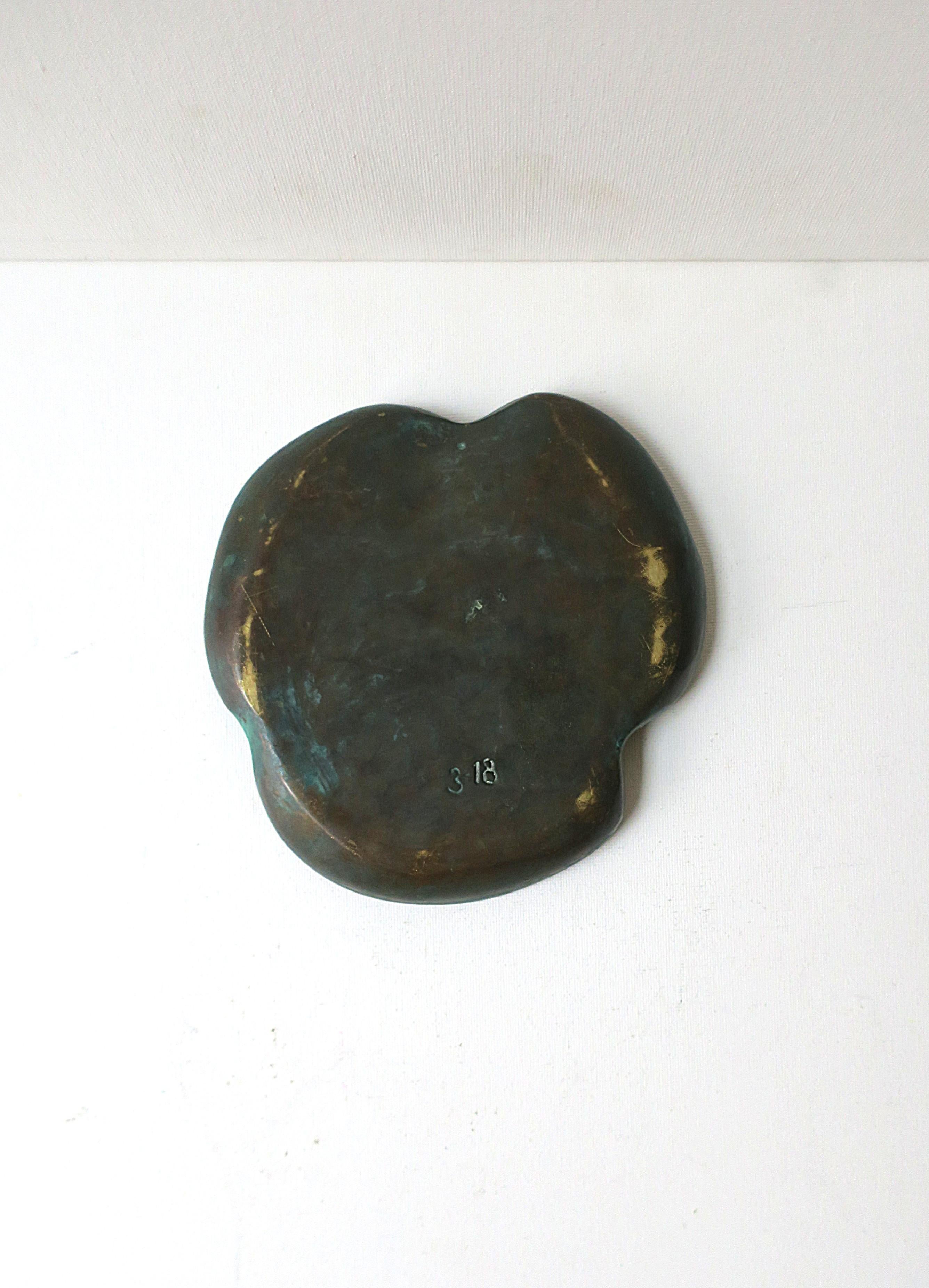 Bronze Aschenbecher oder Catchall Fish Design im Angebot 3