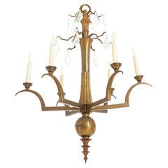 Bronze Ceiling Light by Paolo Buffa (1903-1970)