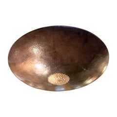 Bronze Ceiling Mount Chandelier, Morocco, Contemporary