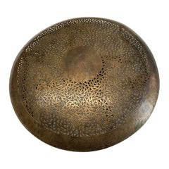 Moroccan bronze perforated Design Ceiling Mount Chandelier, Contemporary