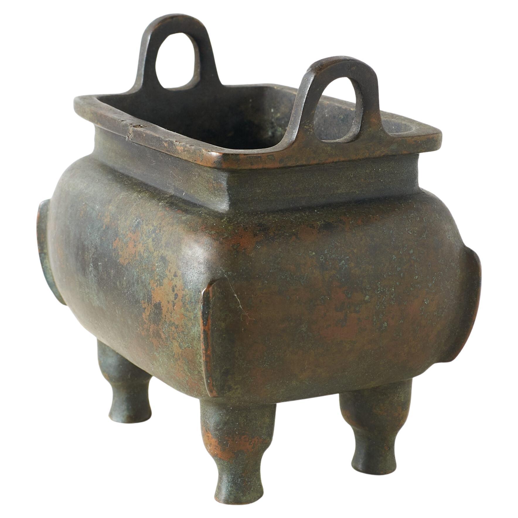 Bronze Censer with Two Handles