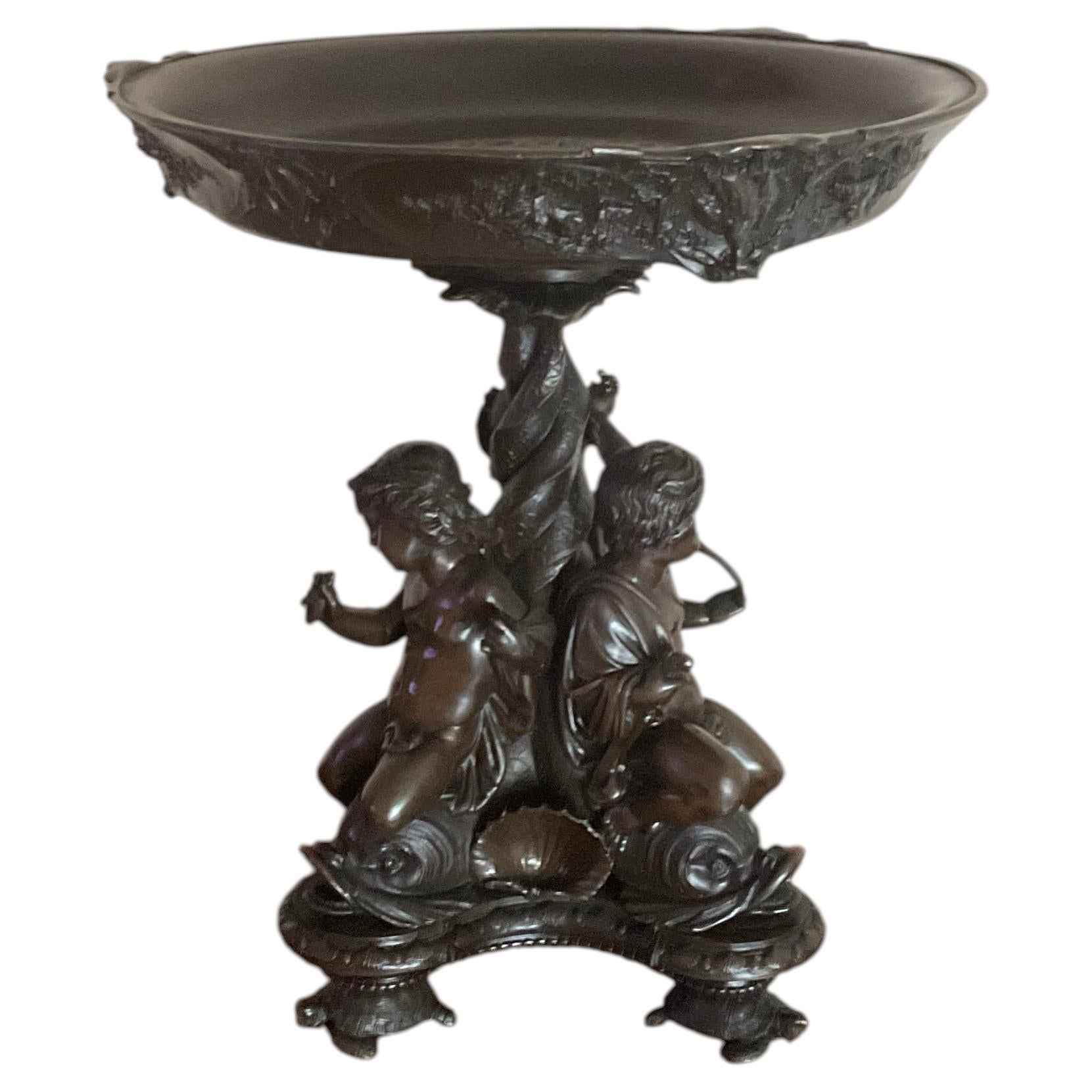 bronze centerpiece