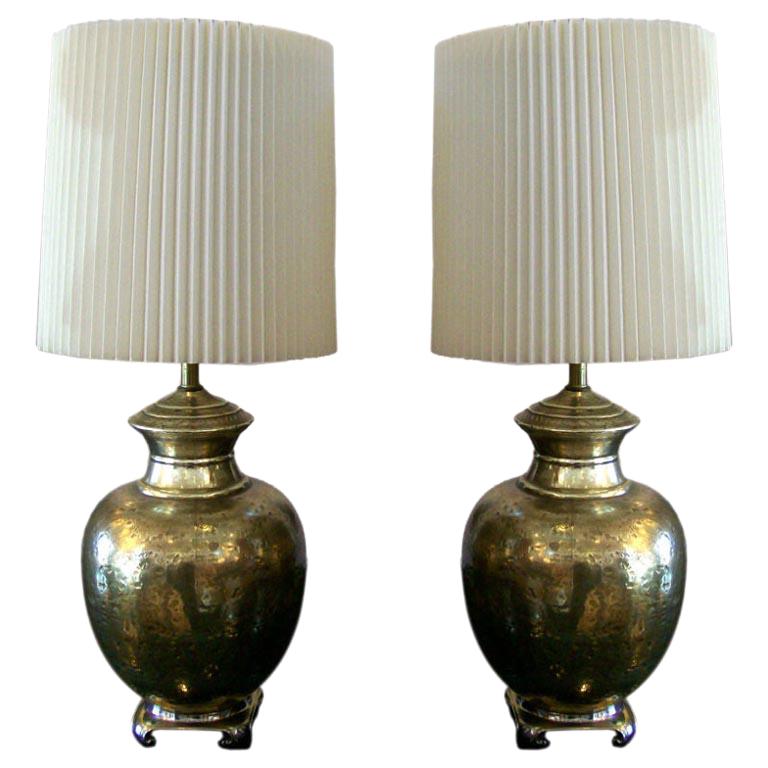 Bronze Ceramic Ginger Jar Design Lamps at 1stDibs