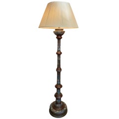 Bronze Champlevé Floor Lamp