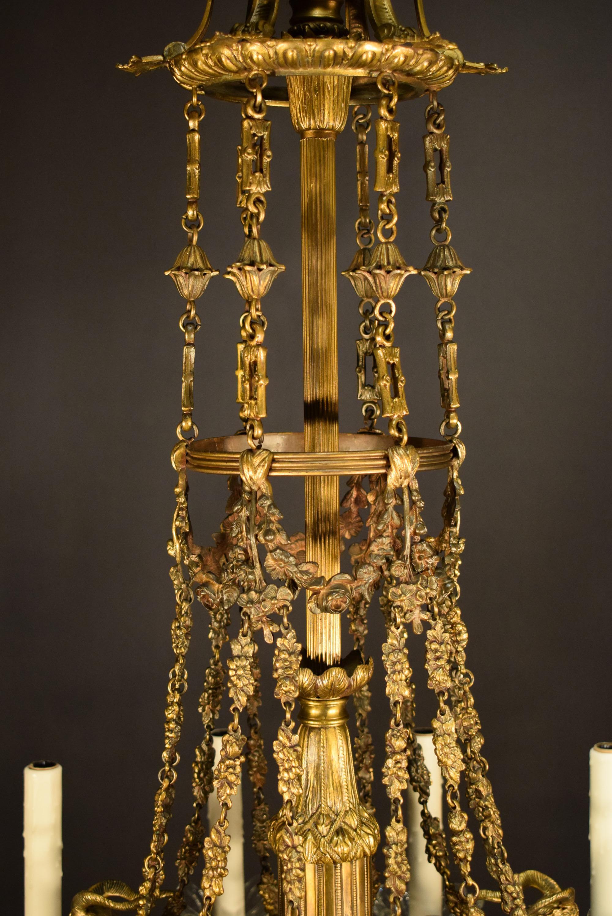 Bronze Chandelier For Sale 1