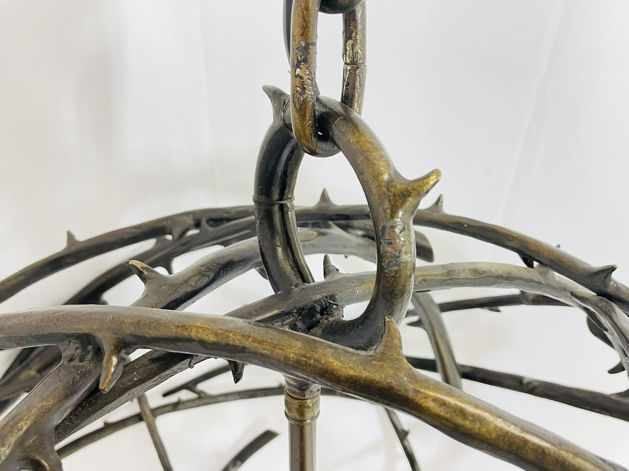 Lustre en bronze dans le style du modèle 