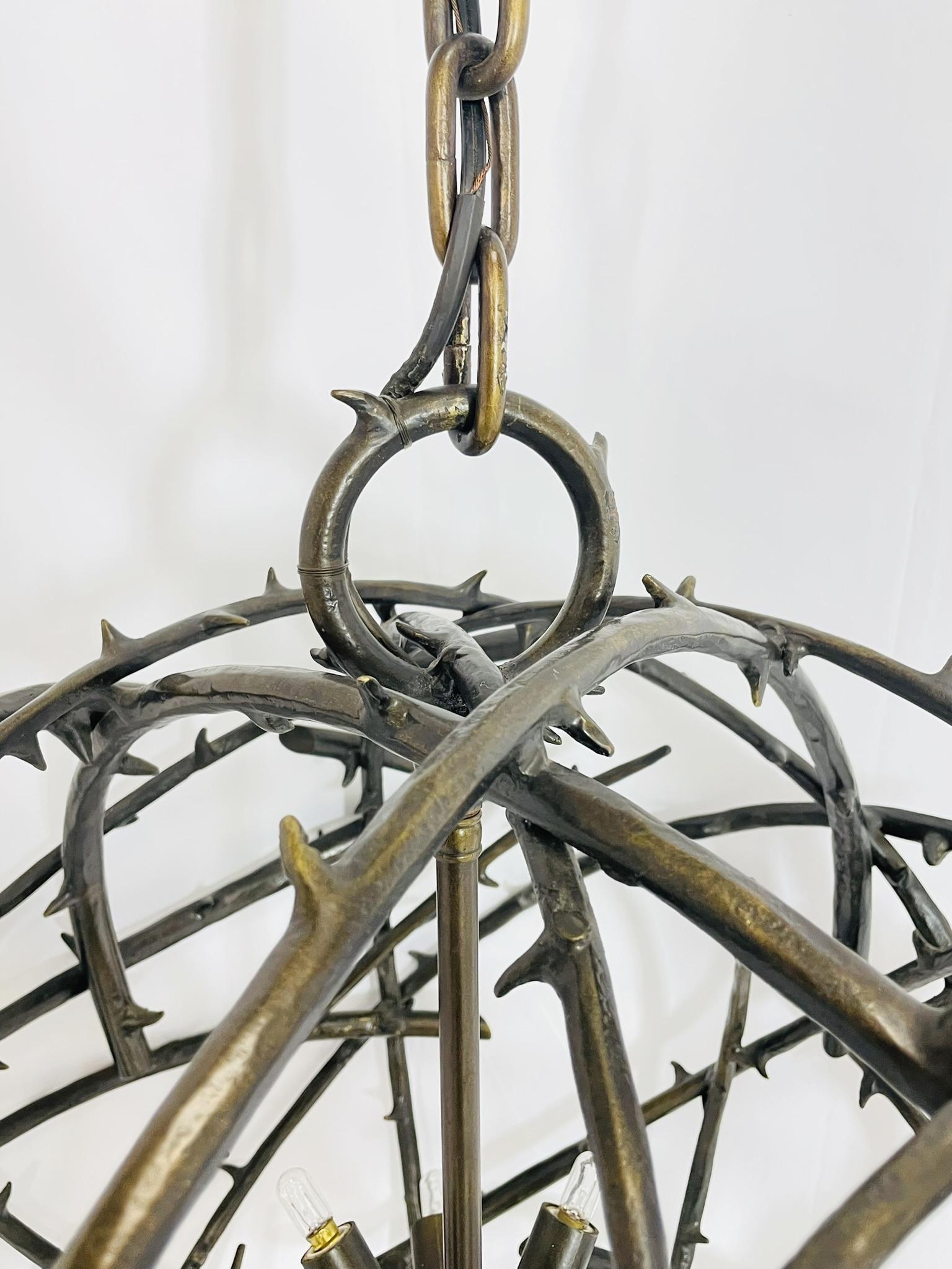 Lustre en bronze dans le style du modèle 