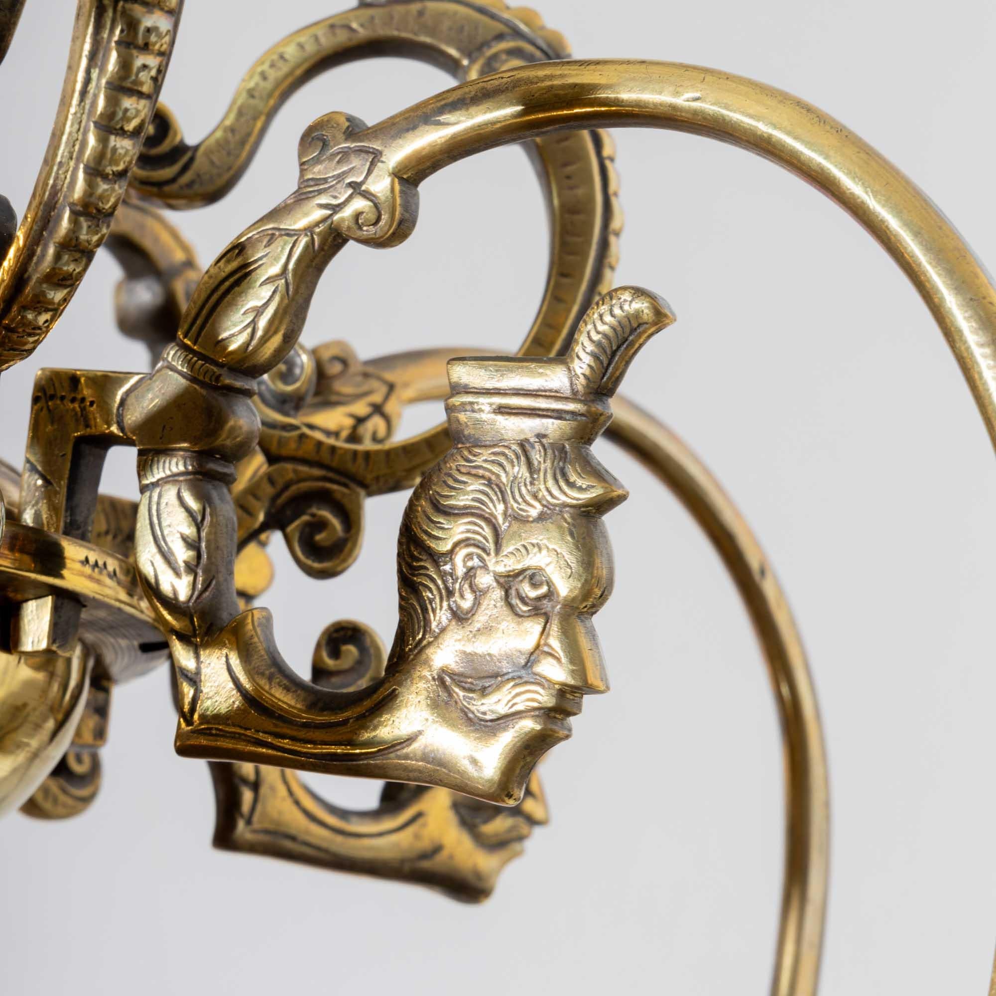 Bronze Chandelier with six arms, 19th century 1