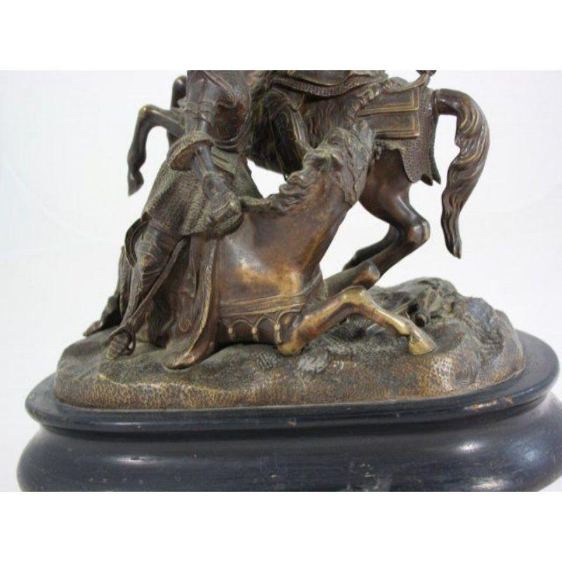 Bronze Charles Martel Nineteenth Time For Sale 1
