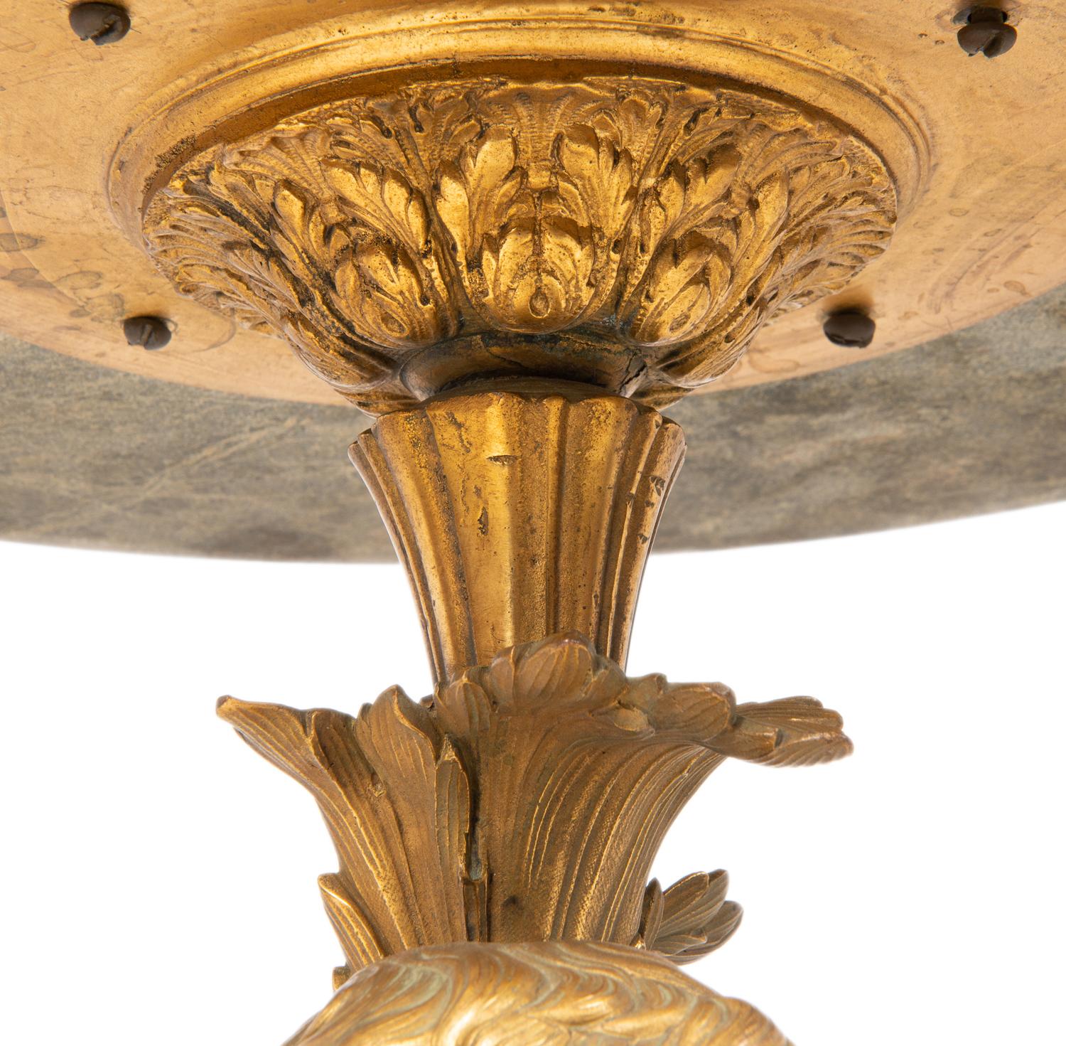 Bronze Cherub Side Table, circa 1920 3