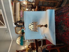 Bronze Cherub Statuette Converted to a Table Lamp