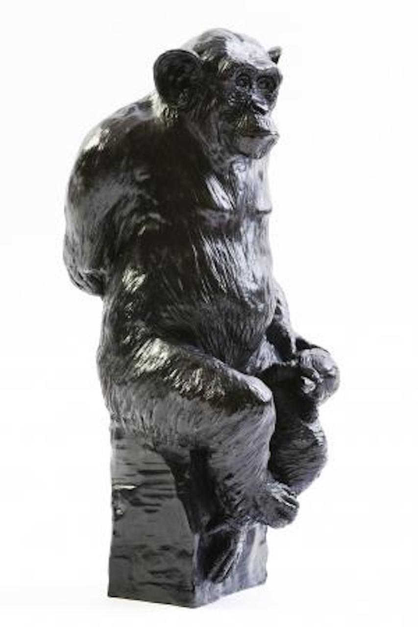 Modern Bronze Chimpanzee Named 