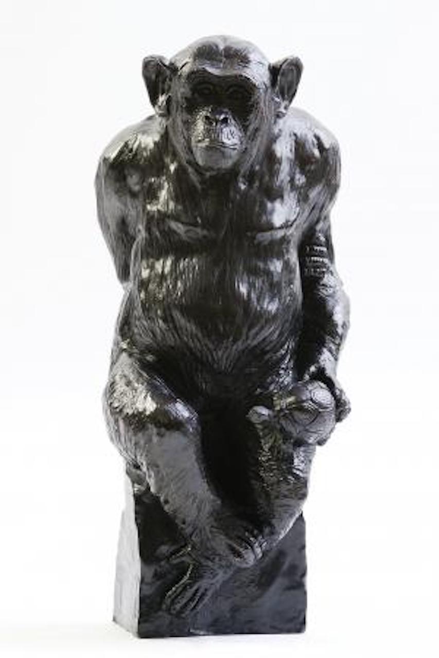 French Bronze Chimpanzee Named 