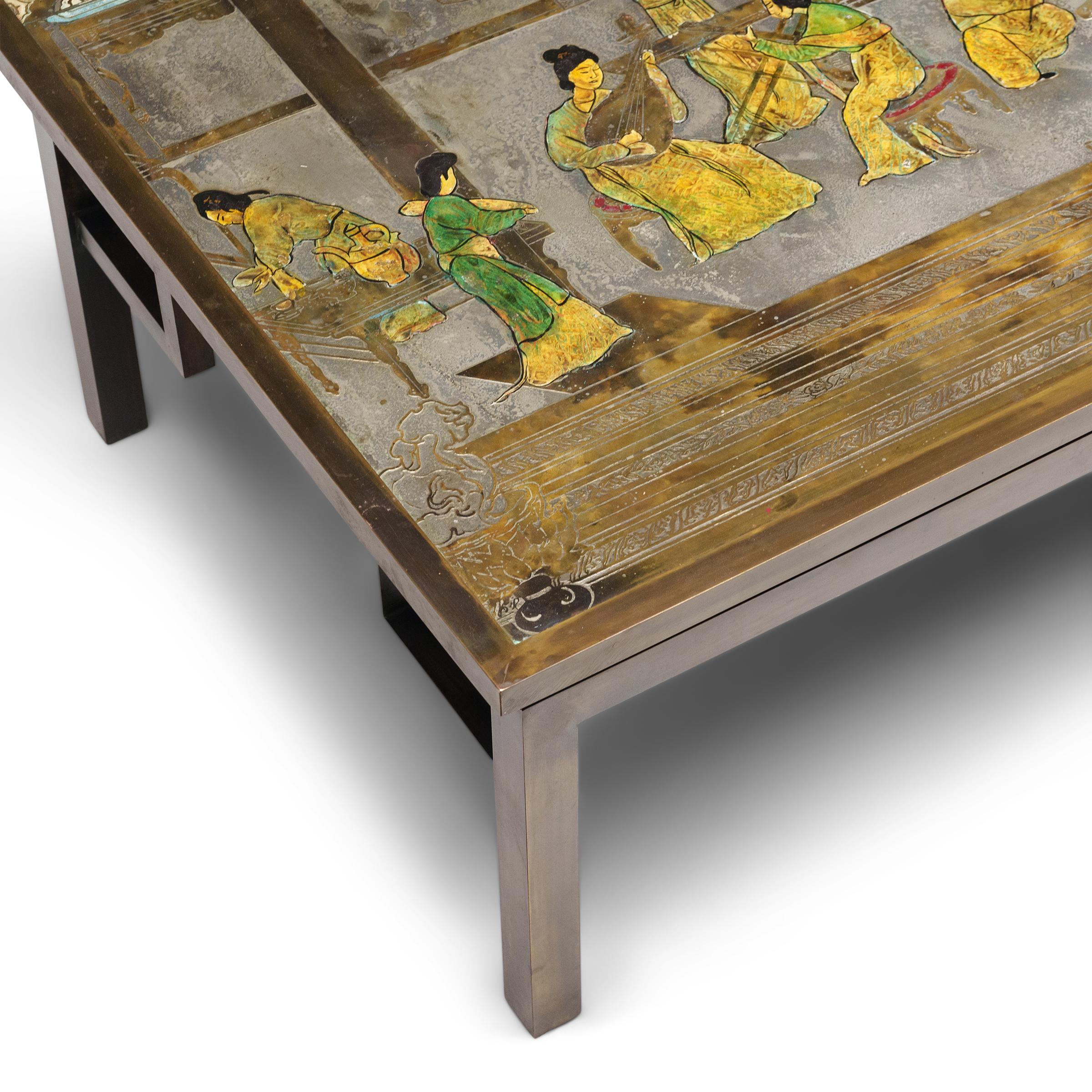 Table basse Chin Ying de Philip & Kelvin Laverne Bon état - En vente à Chicago, IL