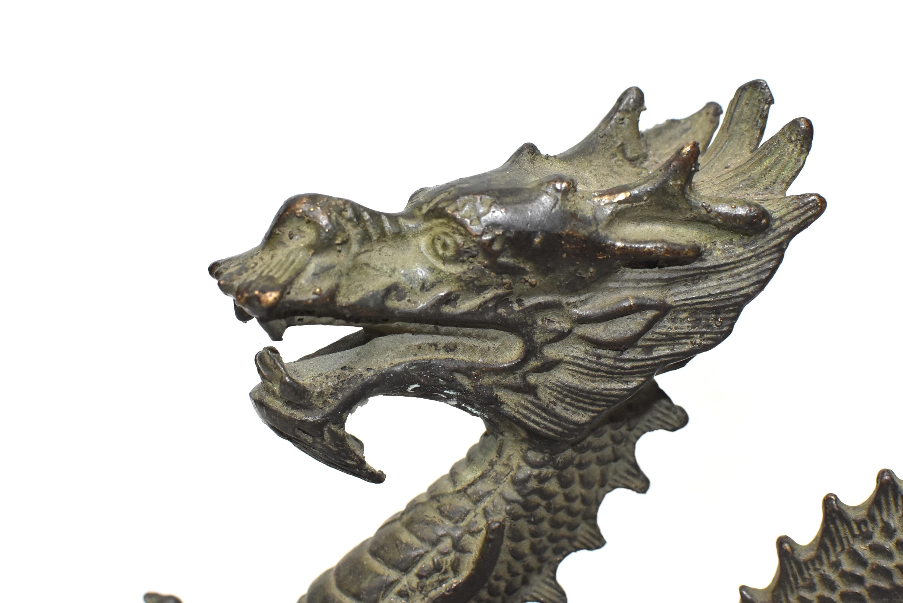 Bronze Chinese Dragon Statue 6