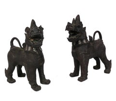 Bronze Chinese Foo Dogs