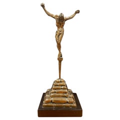Bronze-Skulptur „Christ des heiligen Johannes des Kreuzes“ von Salvador Dali