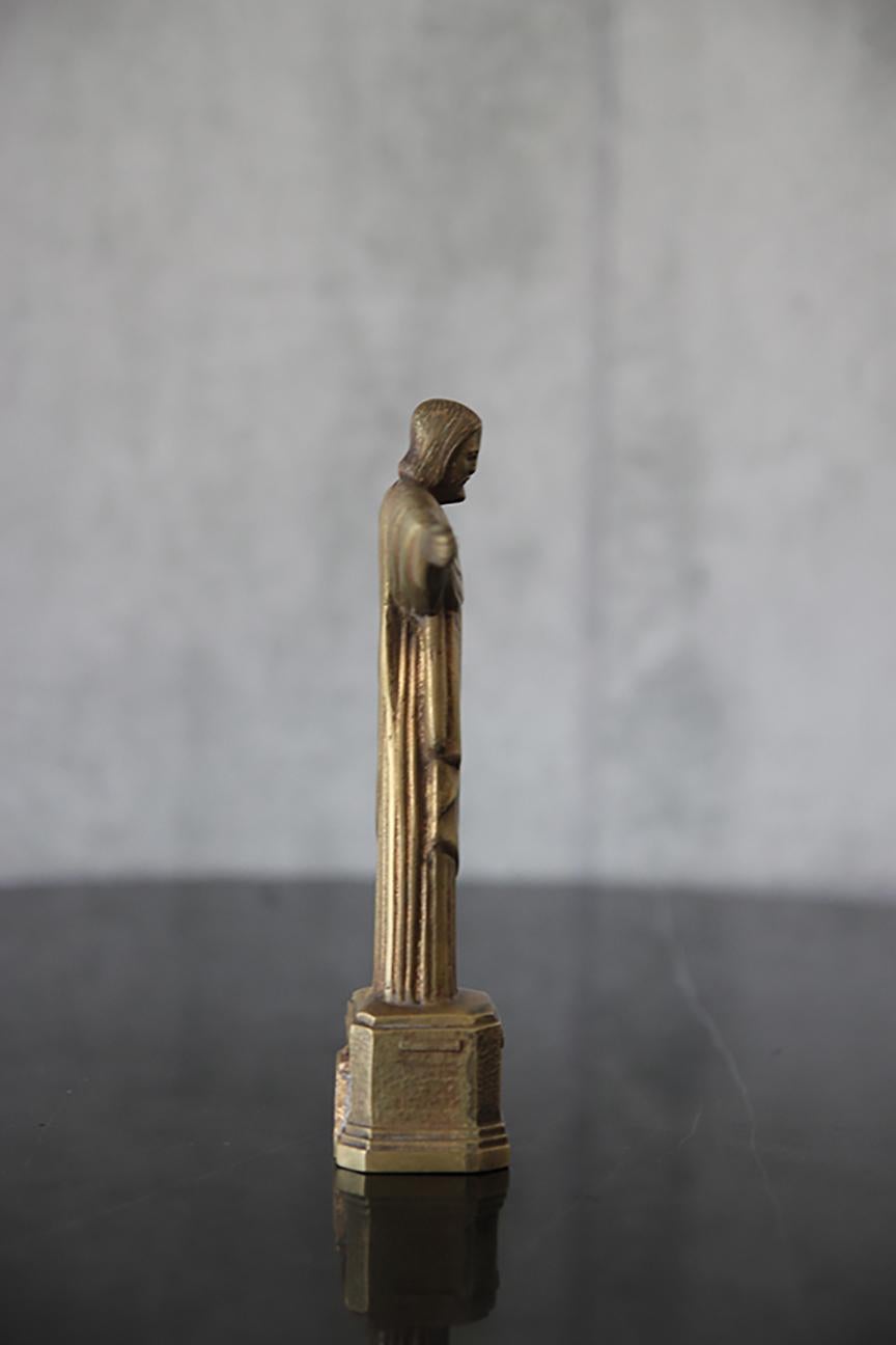 Brazilian Bronze Christ the Redeemer Jesus Christ Rio De Janeiro Statue