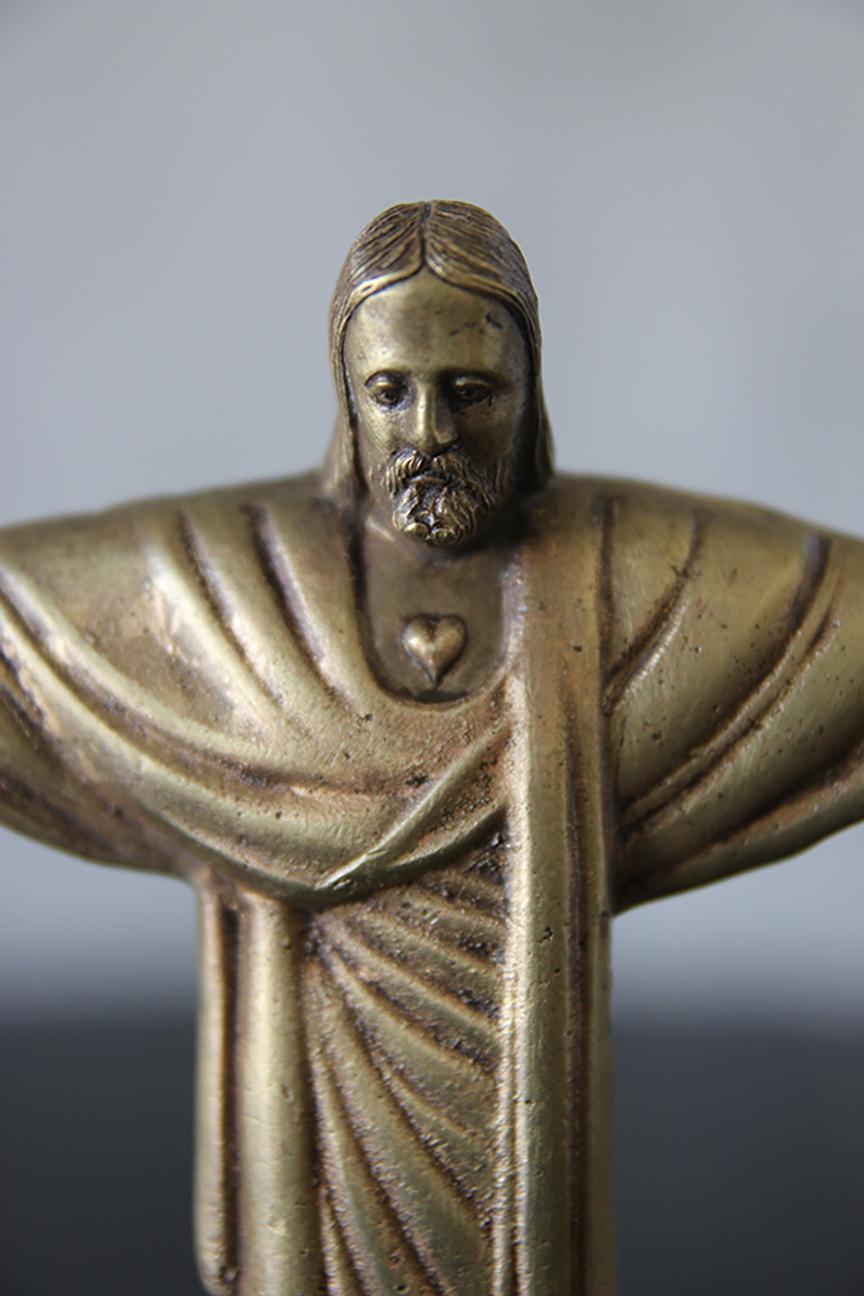 Bronze Christ the Redeemer Jesus Christ Rio De Janeiro Statue 2