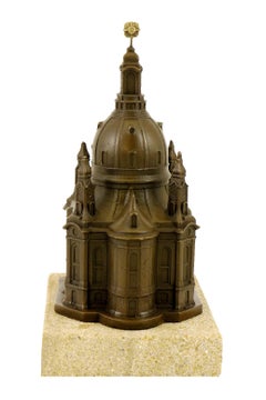 Bronze Church Sculpture of the Dresden Frauenkirche, XVIII century style
