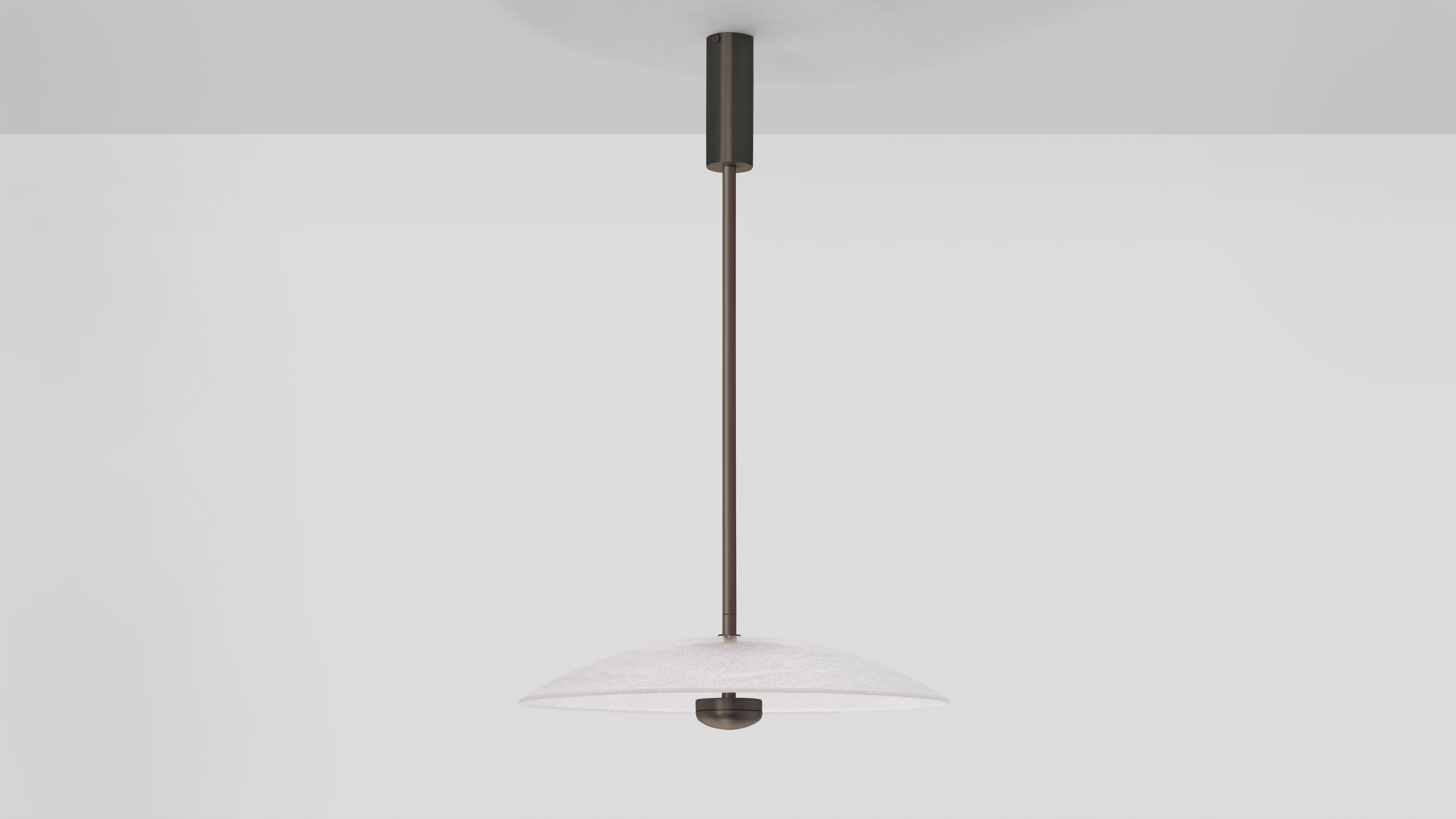 British Bronze Cielo Large Pendant by CTO Lighting For Sale