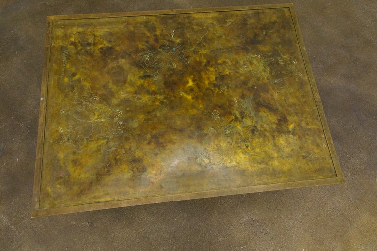 Bronze 'Classical' Cocktail Table by Philip & Kelvin LaVerne, 1960s, Signed For Sale 3
