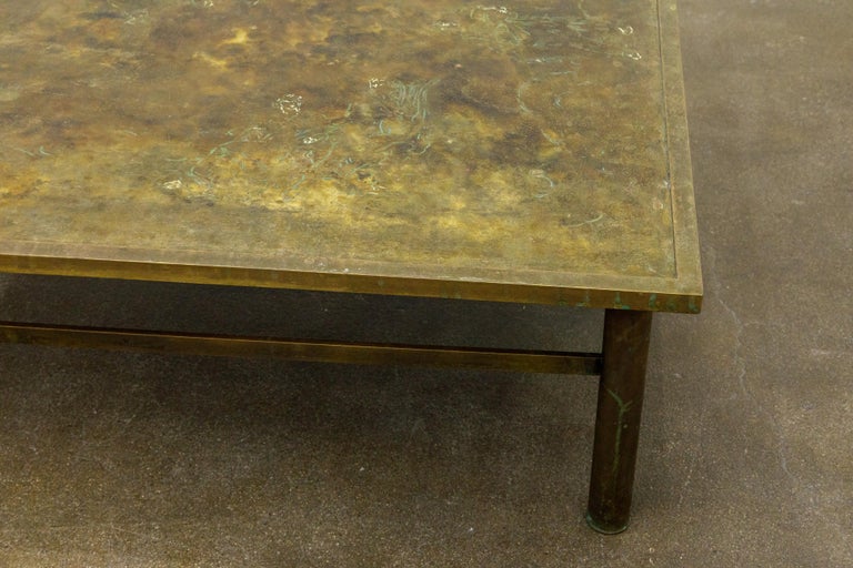 Bronze 'Classical' Cocktail Table by Philip & Kelvin LaVerne, 1960s, Signed For Sale 5