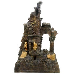 Antique Bronze Classical Style Clock, Napoleon III Period