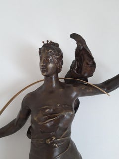 Bronze Clock, Signed Mario Ton
