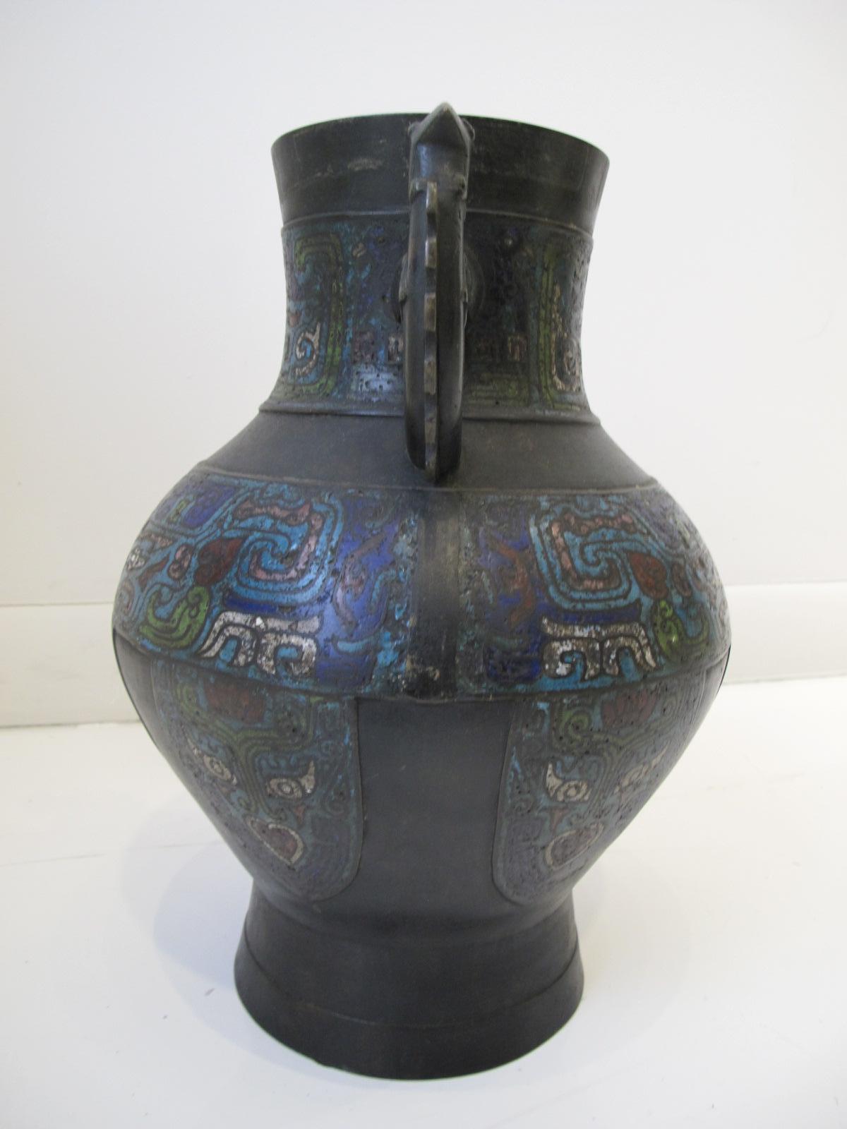 Chinese Bronze Cloisonne Qing Dynasty 