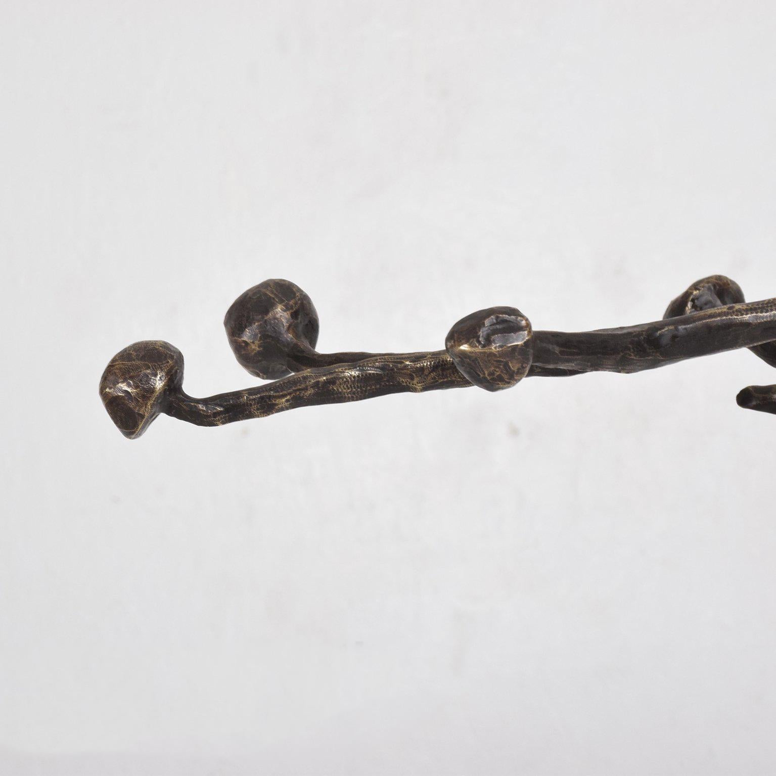 Bronze Coat Rack in the Style of Giacometti Mid-Century Modern 3