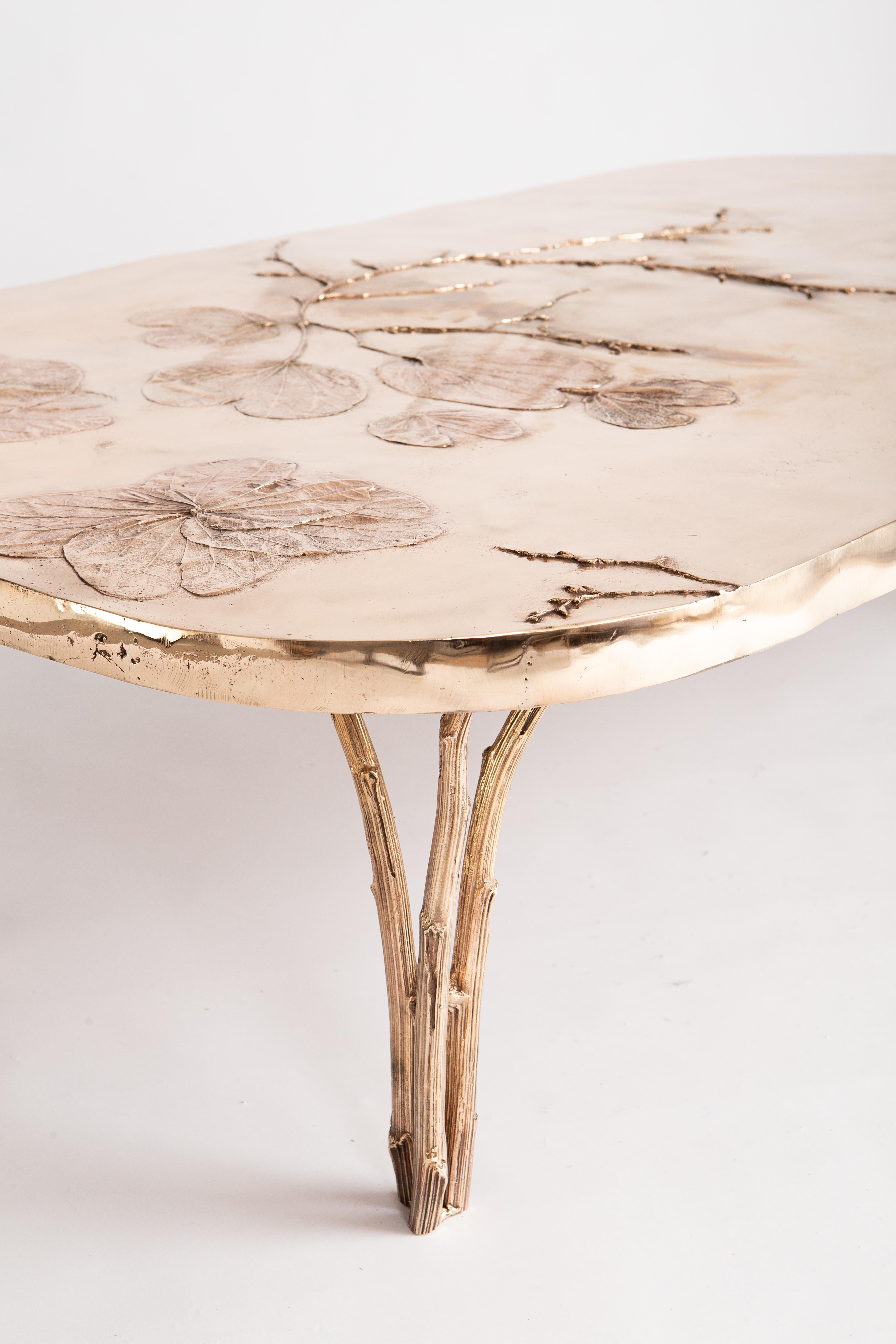 Italian Bronze Coffee Table by Clotilde Ancarani - Signed and numbered For Sale