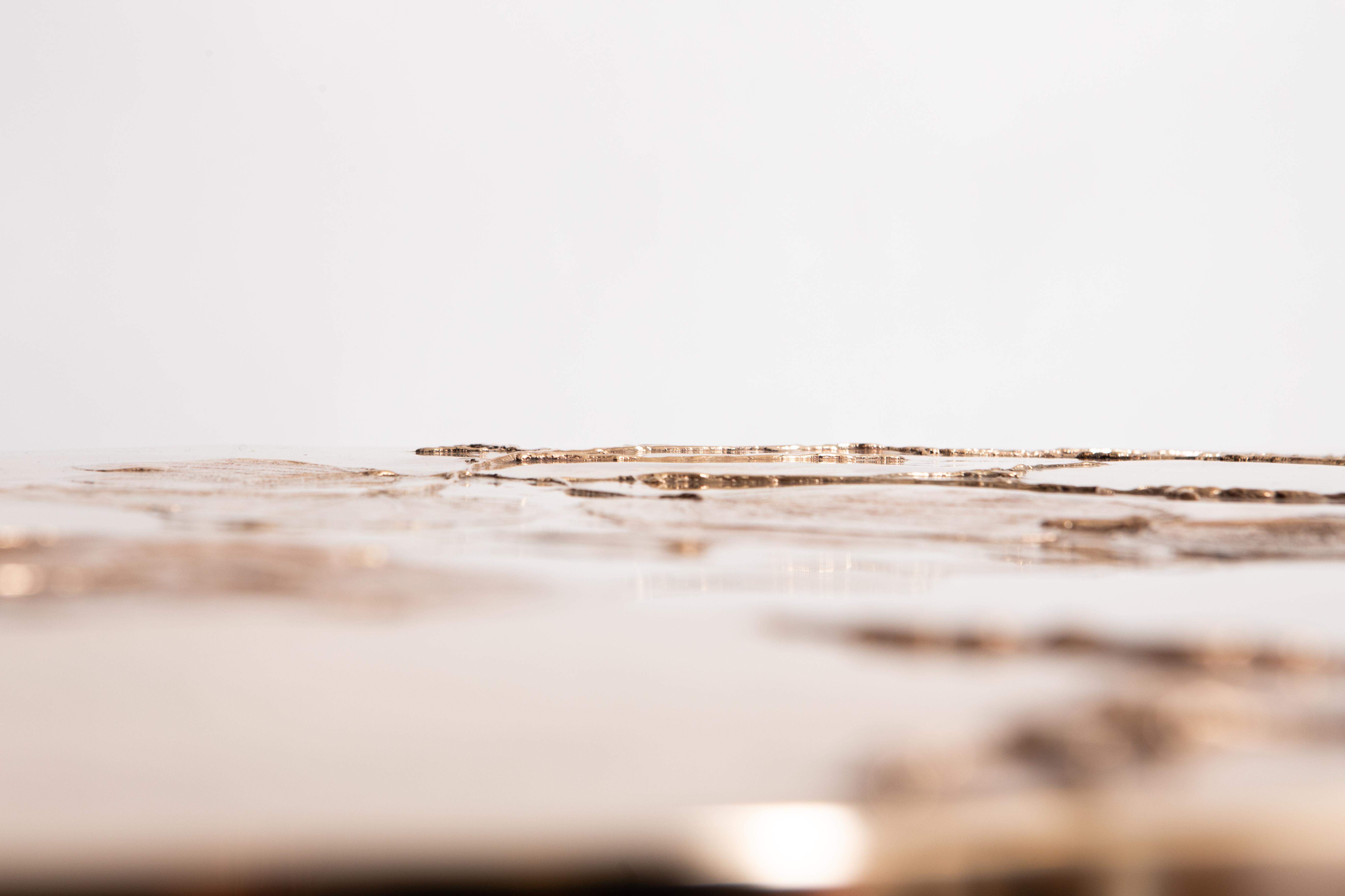 Bronze Coffee Table by Clotilde Ancarani - Signed and numbered For Sale 1