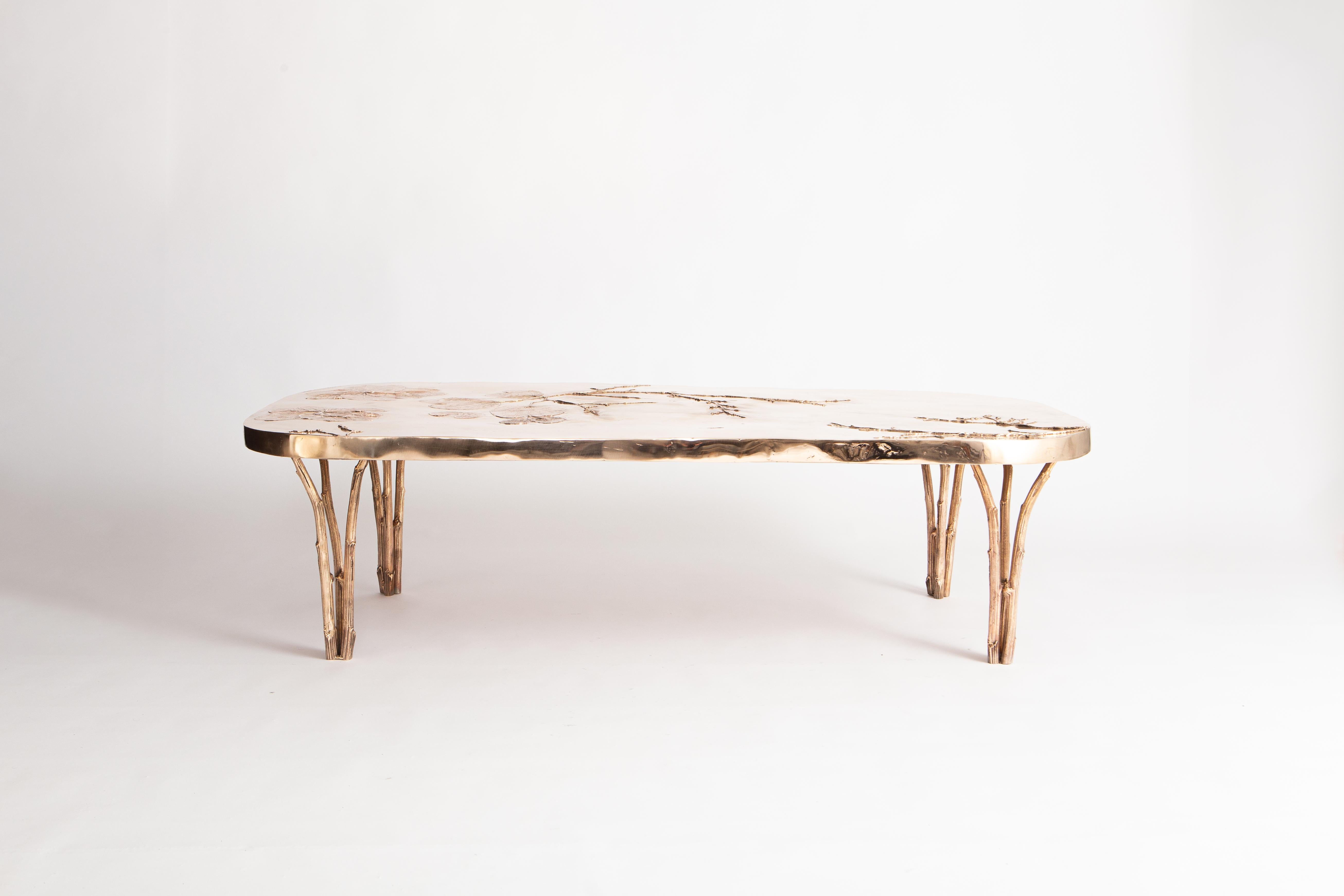 Bronze Coffee Table by Clotilde Ancarani - Signed and numbered For Sale 4