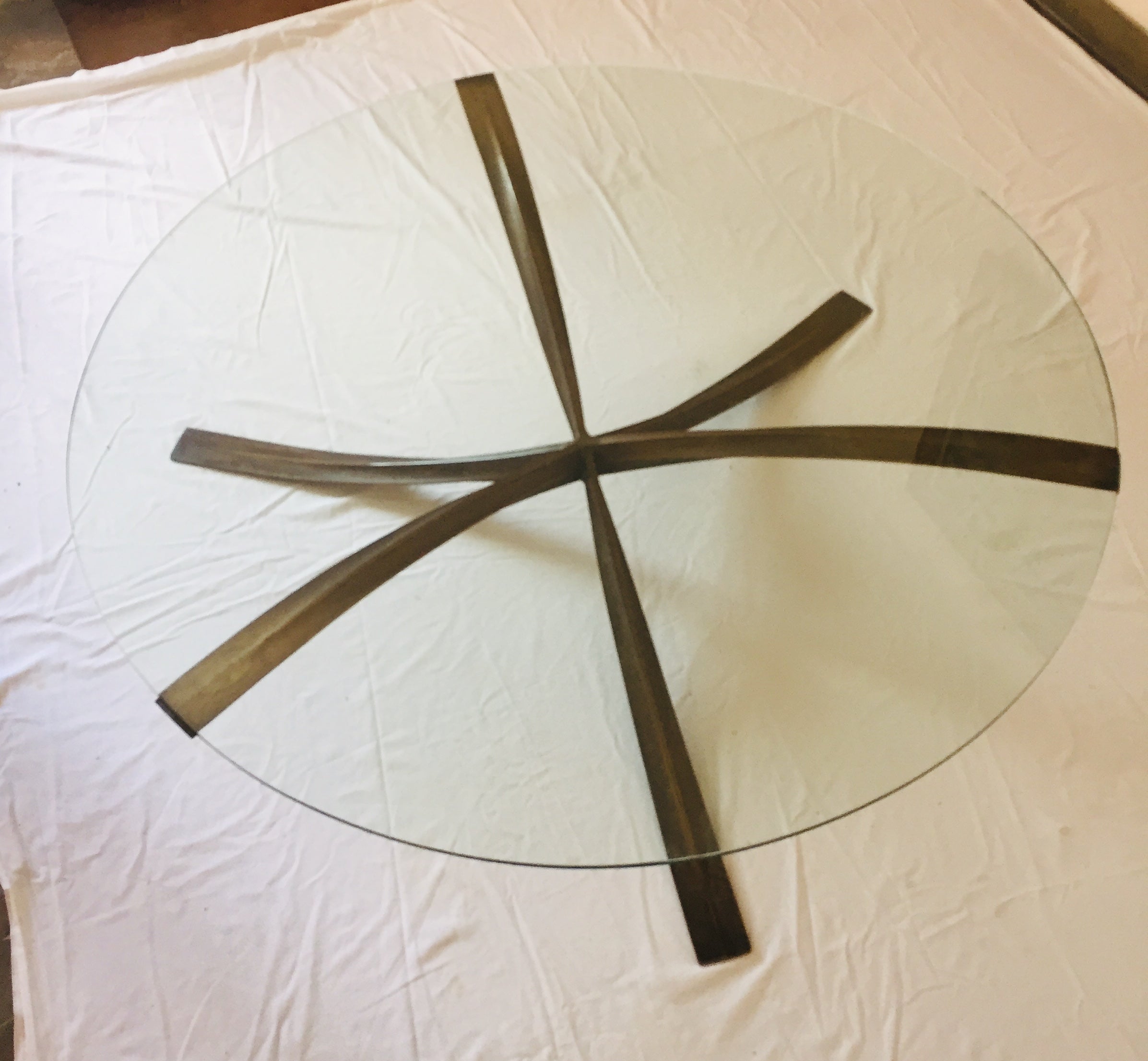 Table basse française Michel Mangematin