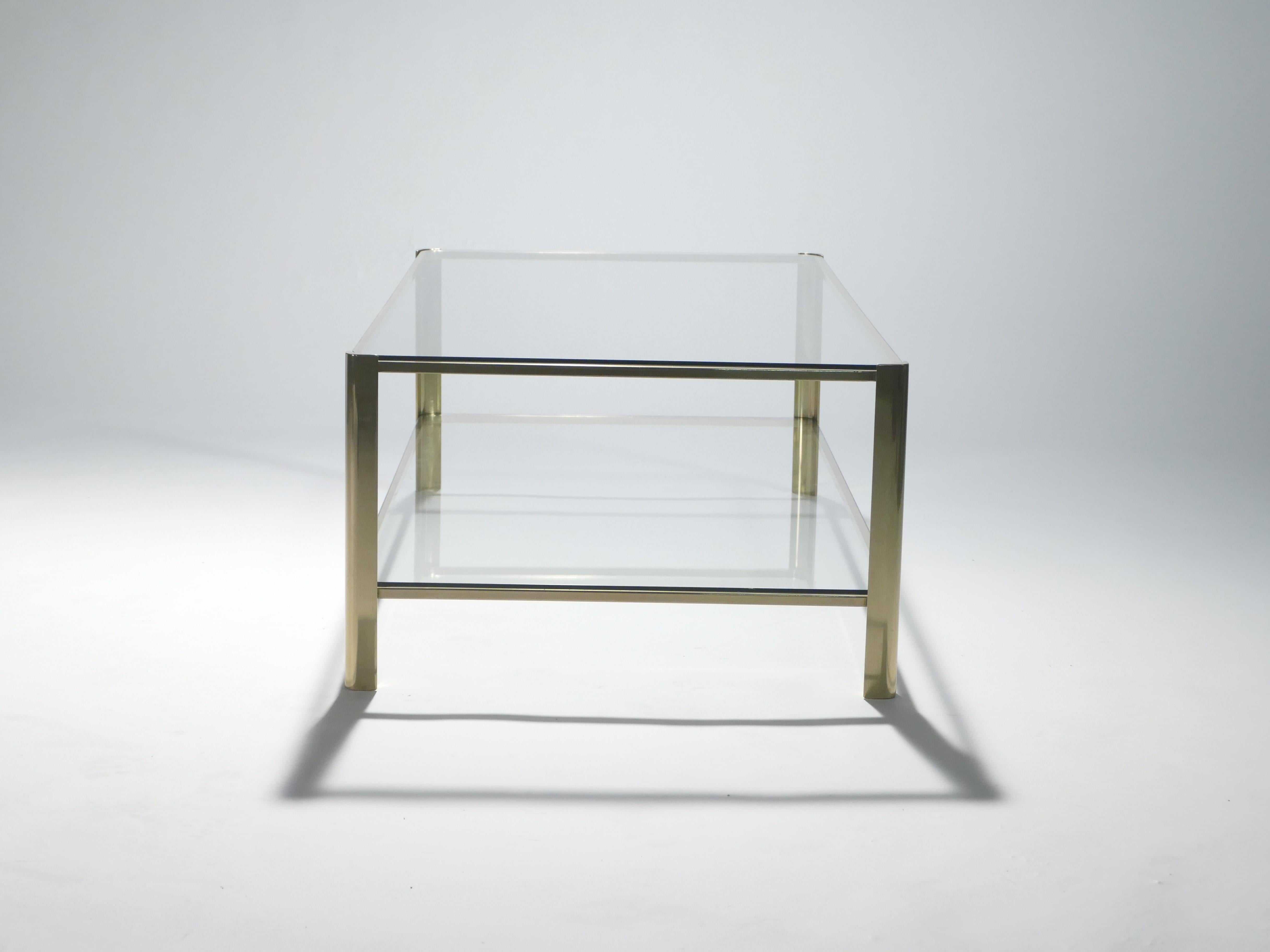 Mid-20th Century Bronze Coffee Table by Jacques Quinet for Broncz, 1960s