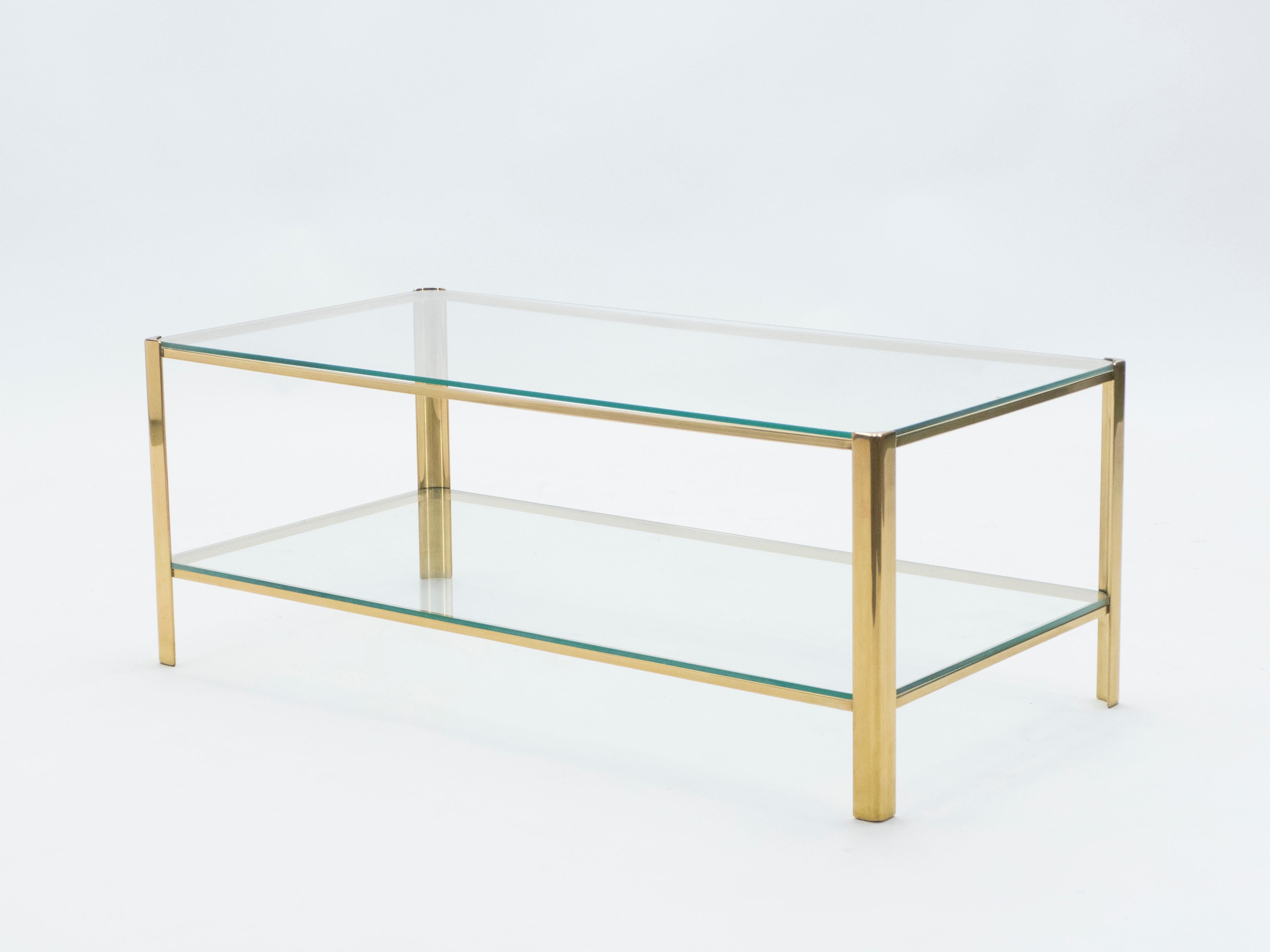 Mid-20th Century Bronze Coffee Table by Jacques Quinet for Broncz, 1960s