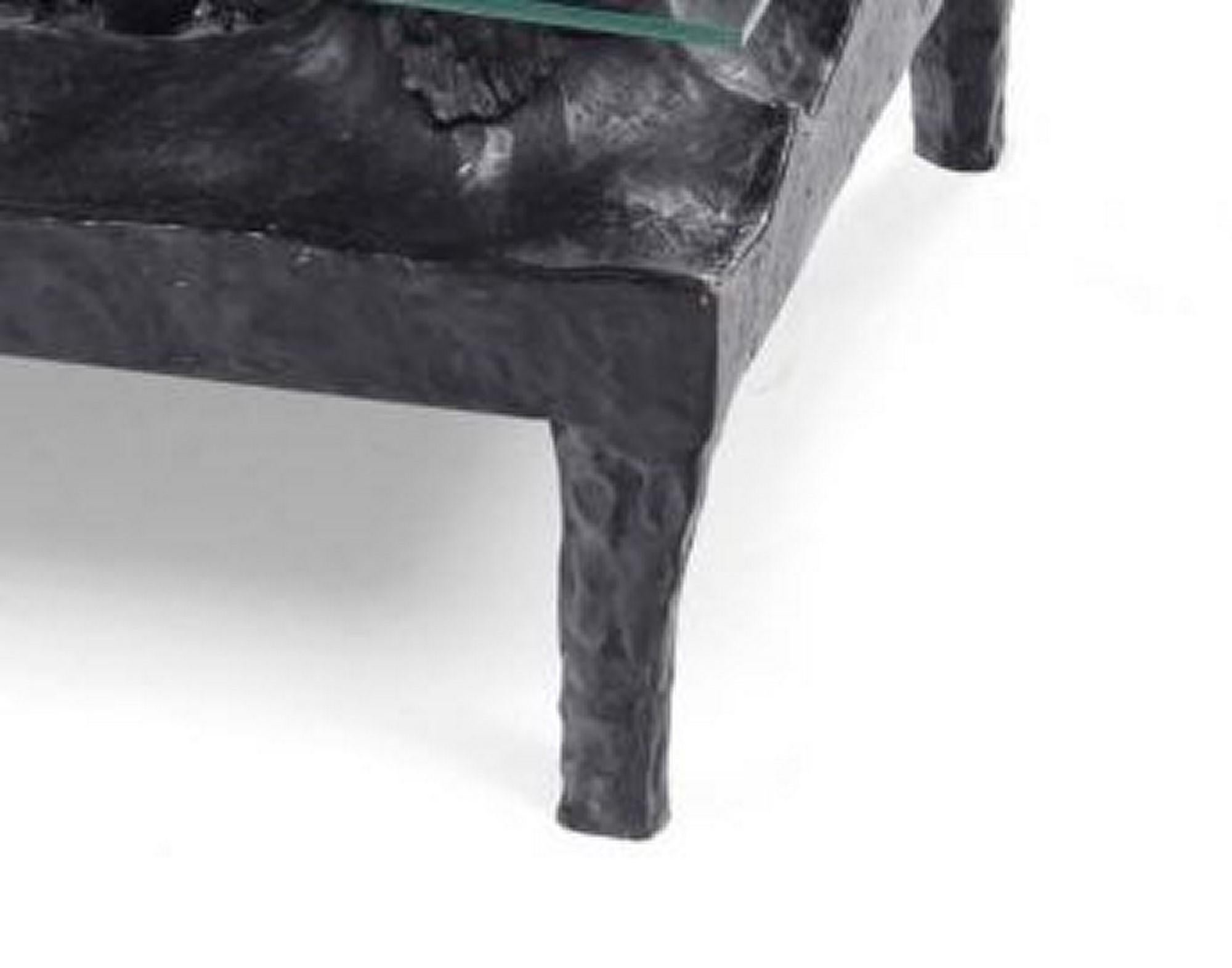 Post-Modern Bronze Coffee Table by Leo Lionni