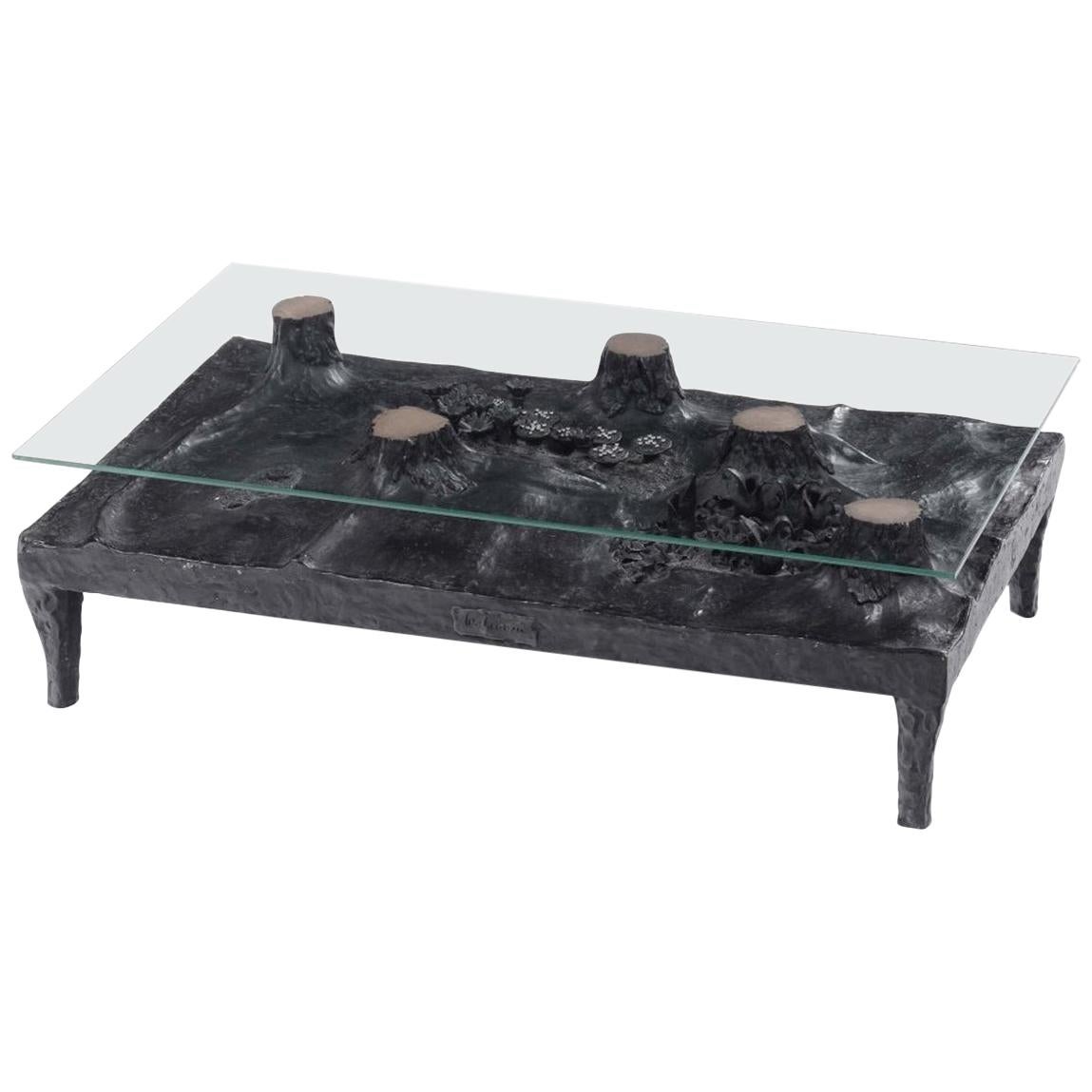 Contemporary Bronze Coffee Table by Leo Lionni For Sale